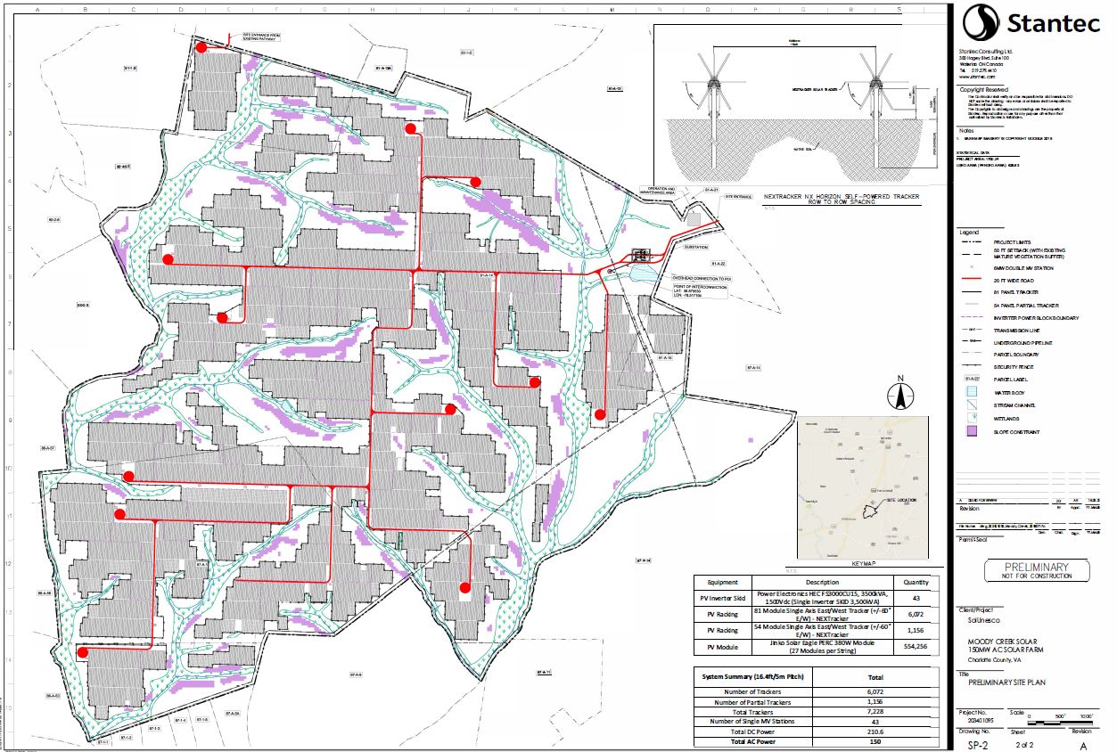 Moody Creek VA363 Site Plan